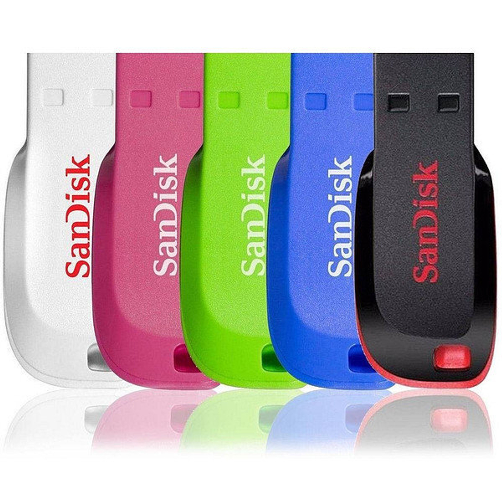 USB Флешка 16GB SanDisk Cruzer Blade CZ50, USB 2.0, белая