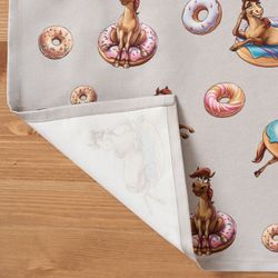 ФАРТУК "ЛОШАДЬ В ПОНЧИКАХ",60Х70СМ,100% ХЛОПОК,ТВИЛ,ПРОПИТКА