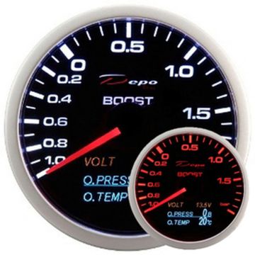 Датчик DEPO Black 4in1 EGT/ volt/ OP/ OT