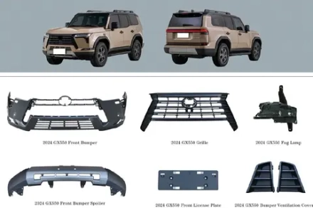 Запчасти на Lexus GX 550 2024+ GX550 Лексус внешние детали