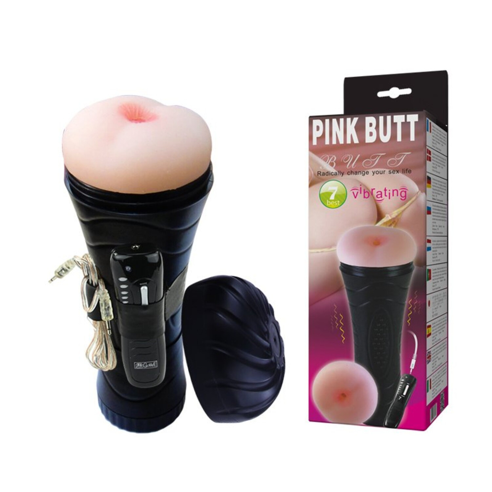 Анус - реалистик в тубе с вибрацией