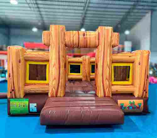 Надувной батут «Лесной Рубеж» для аттракциона Родео, 4*4*2,5 м