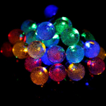 Гирлянда нить LED "перламут. шарики" 40L (4м) П/П разноцвет.
