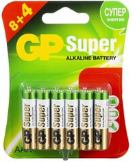 Батарейки GP Super, тип AAA, LR03