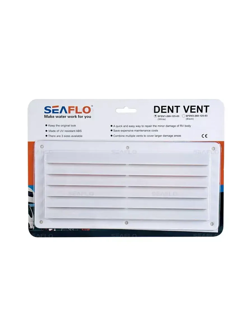 Вентиляционная решетка (264х126,5мм, АБС-пластик)