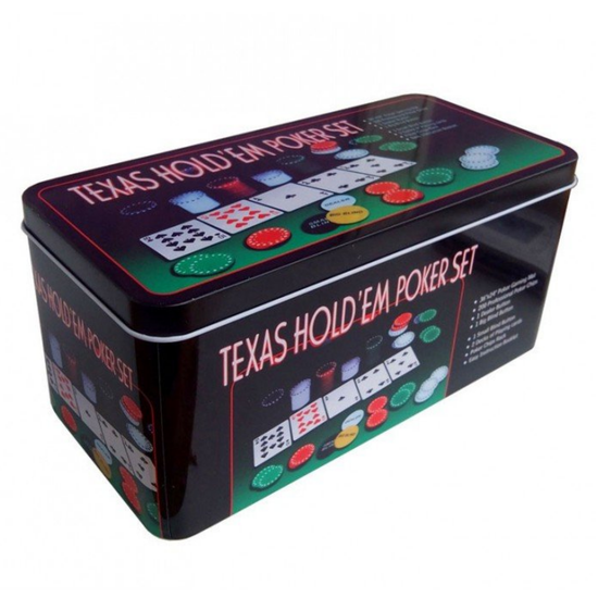 Покер 200 фишек с картами и сукном (9016)