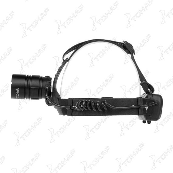 Фонарь налобный 1950 LM, IP32, USB (N-FN-HL08) NISUS