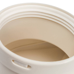 STOUT Элемент дымохода Ø80/80 адаптер для подкл. разд. труб (совместимый  Baxi ) PP-Ryton