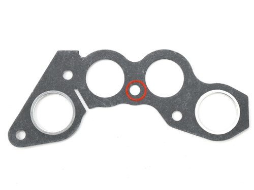 Прокладка коллектора ВАЗ 2101-2107, Нива с герметиком эконом,  21213-1008081 ОЕ 2101-1008081 (Ярославль)