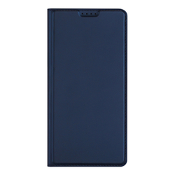 Чехол книжка из PU кожи синего цвета от Dux Ducis для смартфона Xiaomi 15, серия Skin Pro Series Case