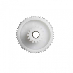 Шестерня мясорубки Vitek,Panasonic с медной втулкой, 16 прямые и 47 косые зубья. D=52/22, H=49/18, d=8mm