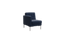 Forest Секция с подлокотником одноместная FR-SP-01 (R) Kardif 028/Металл Серый 690*800*840