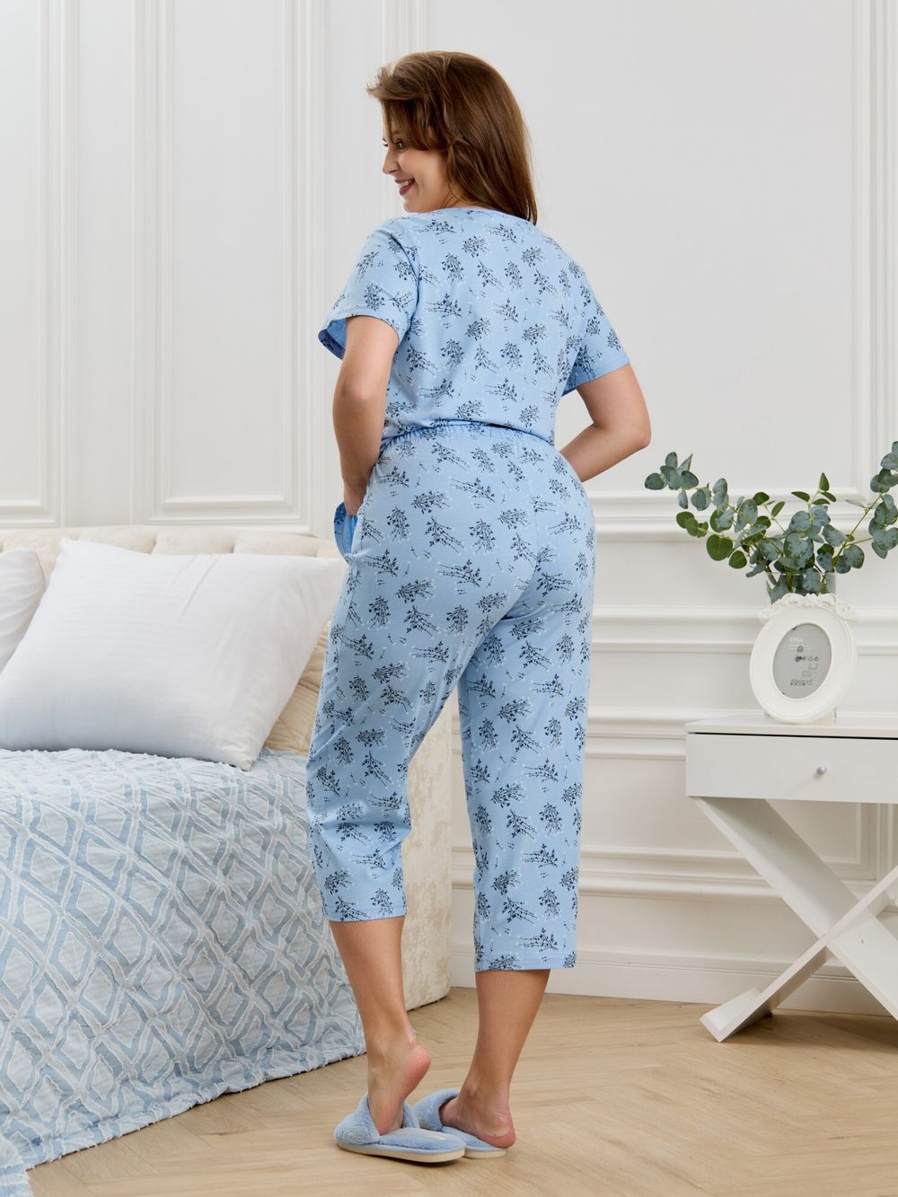 Пижама Канна-2 Виотекс ГОЛУБОЙ