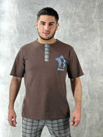 [m]Пижама мужская штаны+футболка 8843