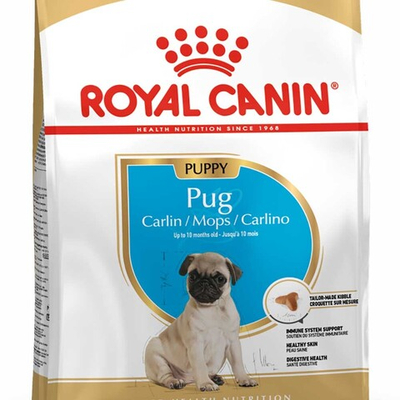 Royal Canin Pug Puppy 1,5 кг - корм для щенков породы мопс