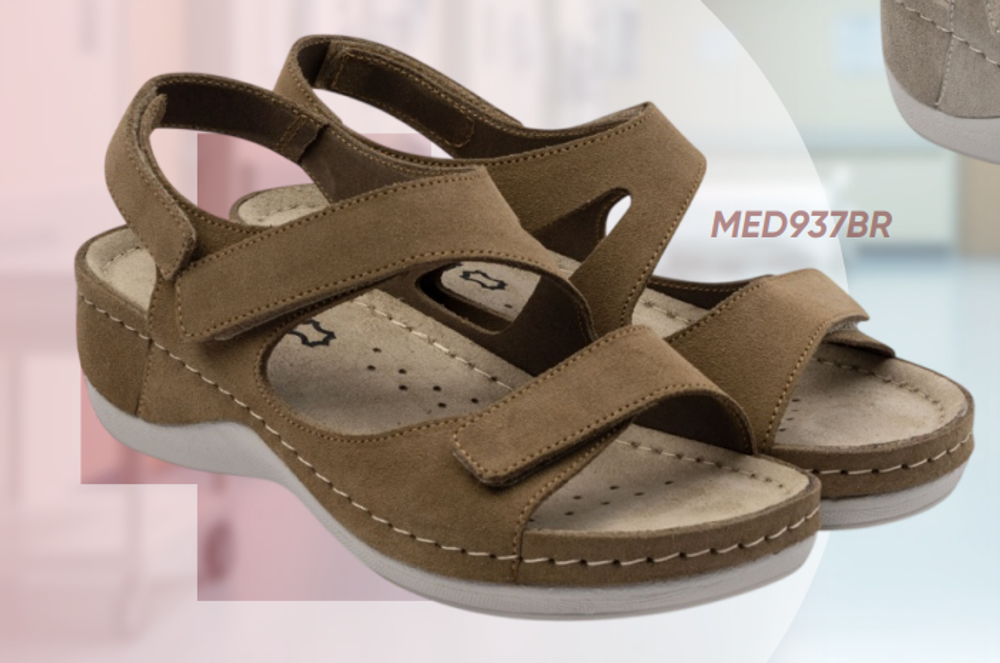 Женские сандалии "LEON medikal" MED937BR (Размер: M)