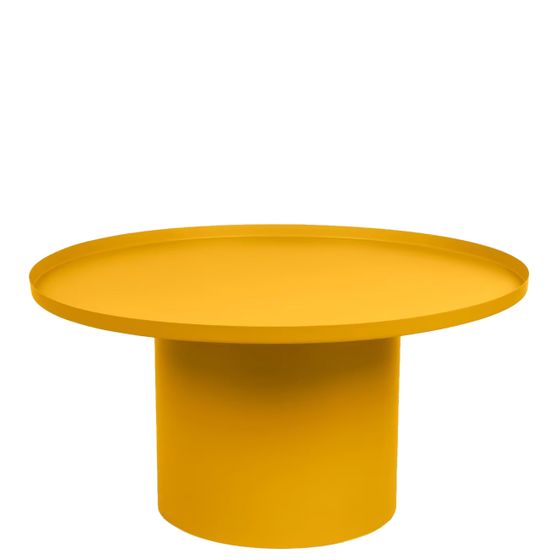 Журнальный стол Fleksa Ø72 см желтый | La Forma | Купить в Hallberg.ru