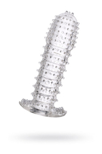 Стимулирующая насадка с "усиками" Toyfa (Цвет: прозрачный)