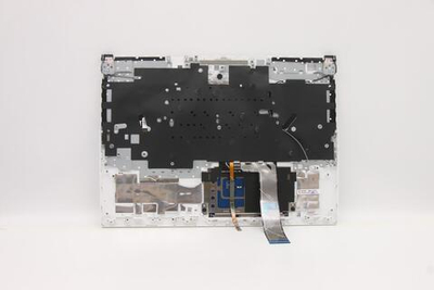 Верхняя панель с клавиатурой (топкейс) для ноутбука Lenovo Legion 5 Pro-16ITH6 82JF раскладка - русская, с подсветкой, белый (5CB1D10525), оригинал