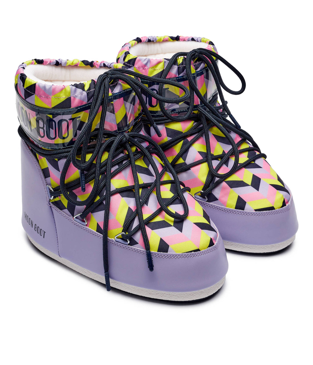 Утепленное угги LOW OPTICAL Moon Boot - лавандовый(80D1409550)