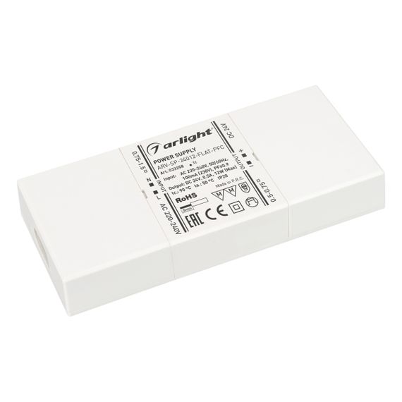 Блок питания Arlight ARV-SP-24012-FLAT-PFC 24V 12W IP20 0,5A 033258