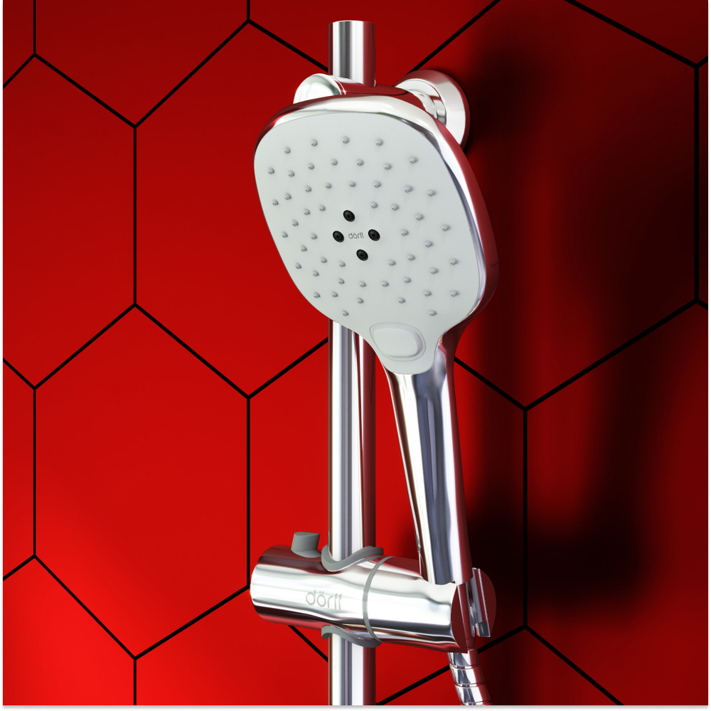 Душевой комплект Dorff Prime D0140000 Хром, белая