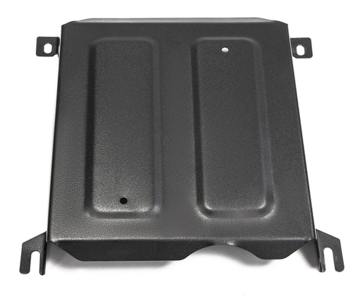 Защита заслонки системы выпуска ОГ АвтоБроня для Skoda Kodiaq (V - 2.0D (150 л.с.)) 2017-2021, штампованная, сталь 1.5 мм, без крепежа, 1.05117.1