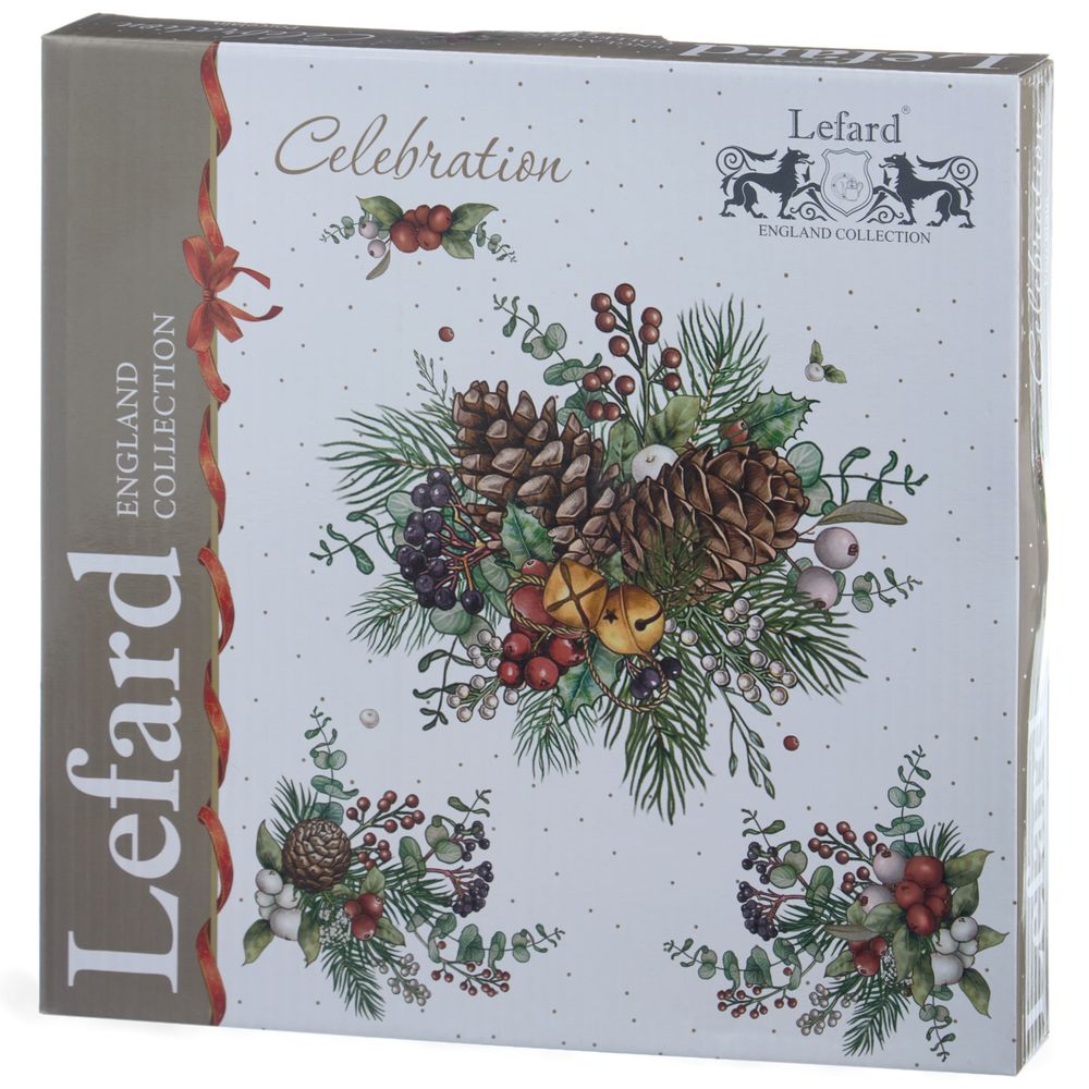 НАБОР ТАРЕЛОК ОБЕДЕННЫХ LEFARD "CELEBRATION" 2 ШТ. 26,5 СМ (КОР=12НАБ.)