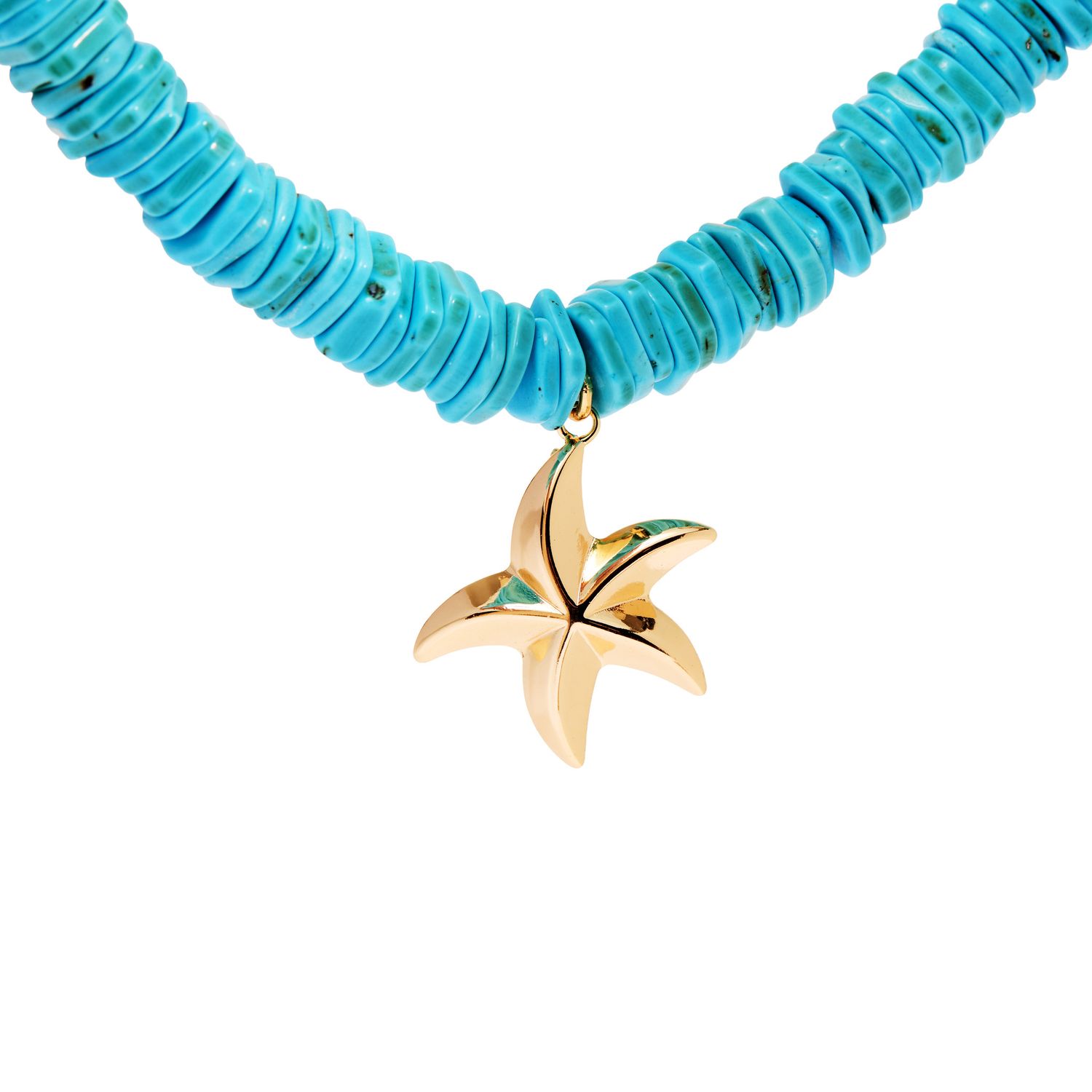 Колье Bold Necklace - Teal