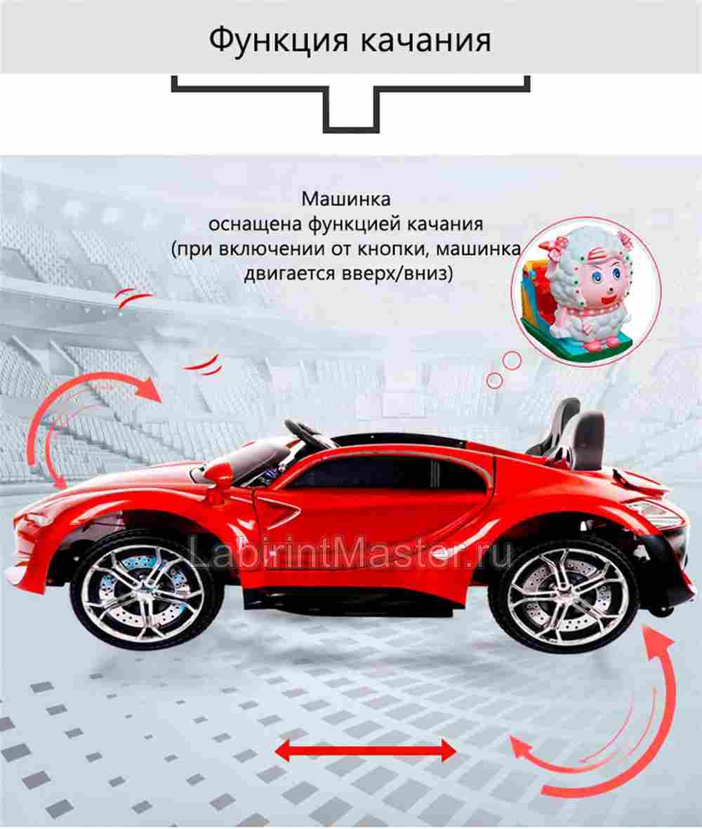 Детский электромобиль "Tehilu CL-6166" голубой