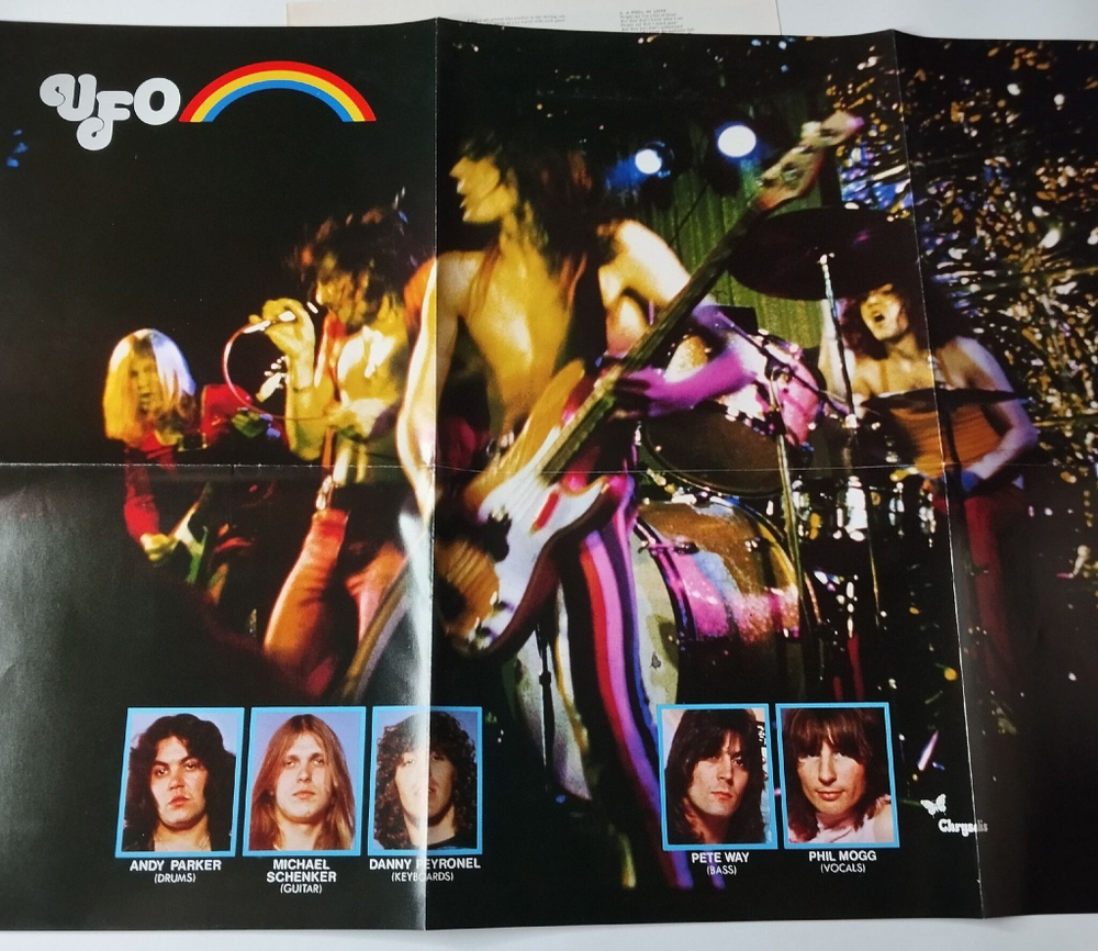 Винтажная виниловая пластинка LP UFO No Heavy Petting (Japan 1976) (No Obi) (Poster) Belladonna