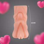 Силиконовый реалистичный мастурбатор-вагина (Цвет: телесный)