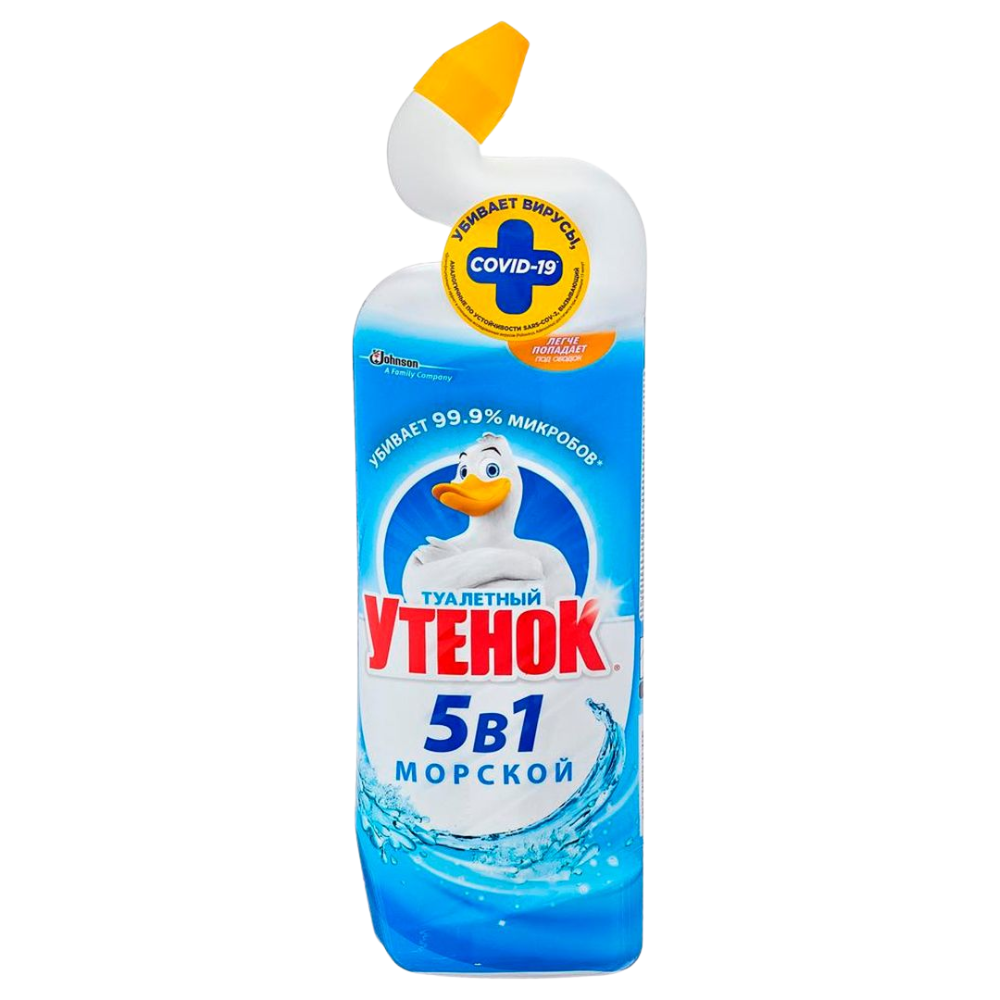 Гель чистящий Туалетный Утенок Морской 900 мл
