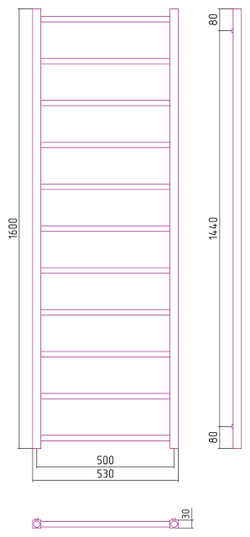 Сунержа Модус-ПРОФИ 1600x500