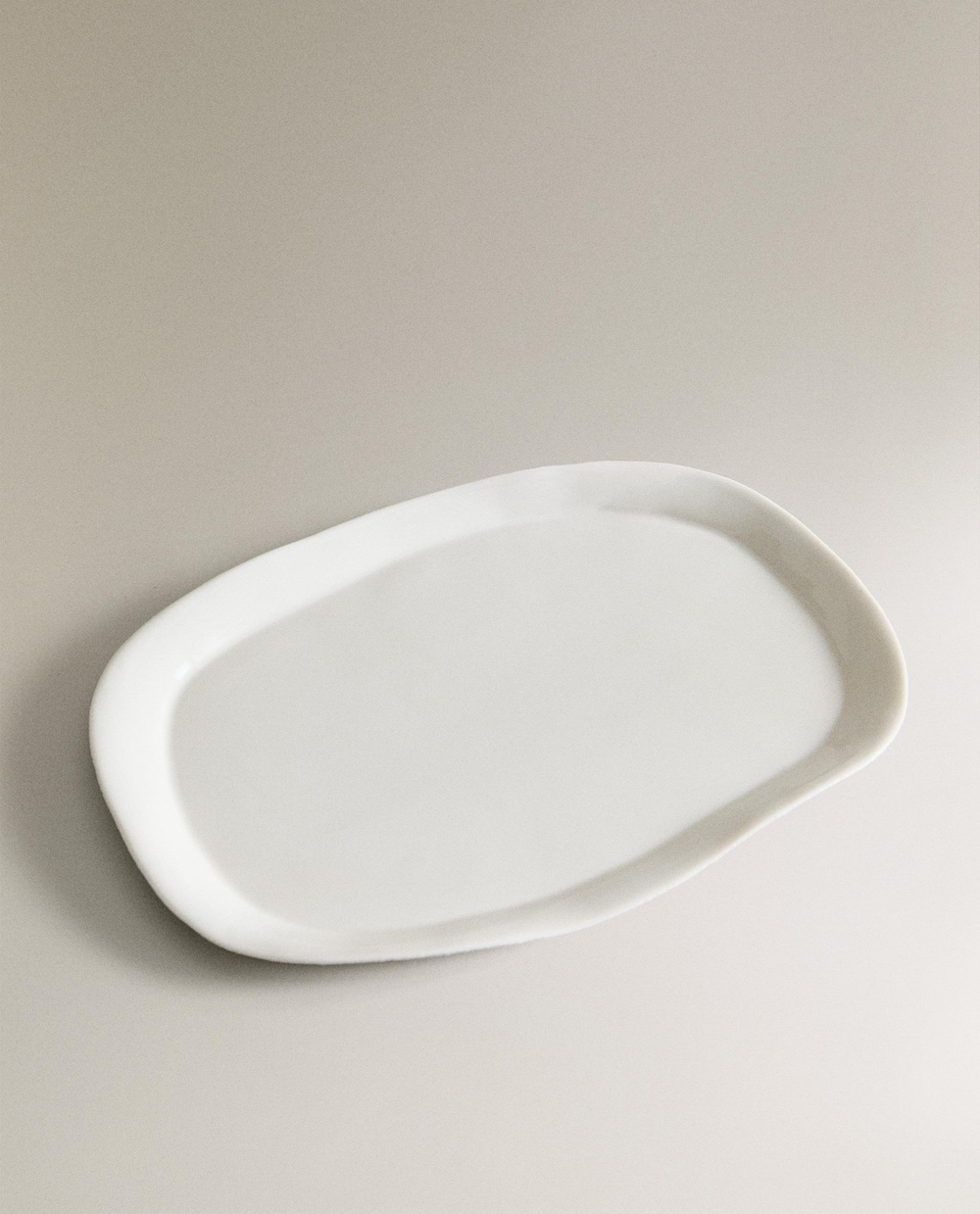 Zara Home поднос, керамика, белый
