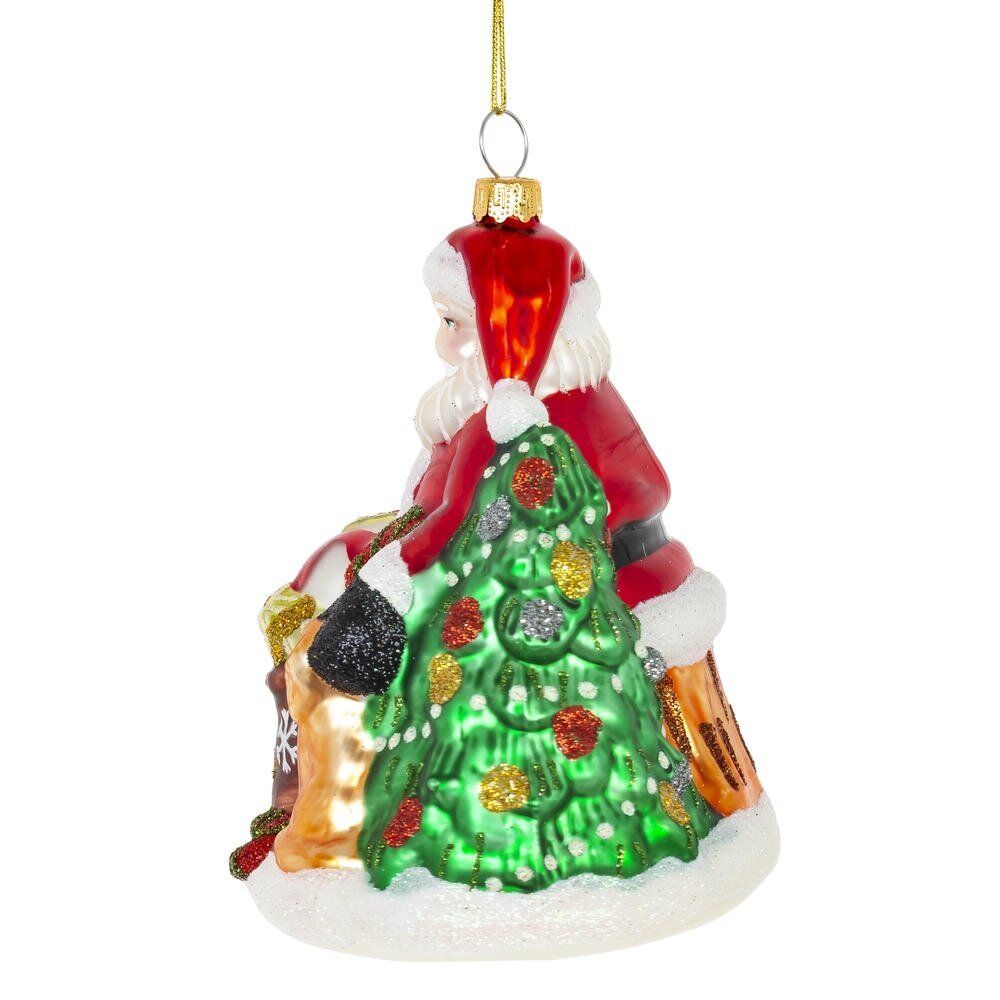 GAEM Украшение новогоднее "Дед Мороз", L9,5 W9 H13 см