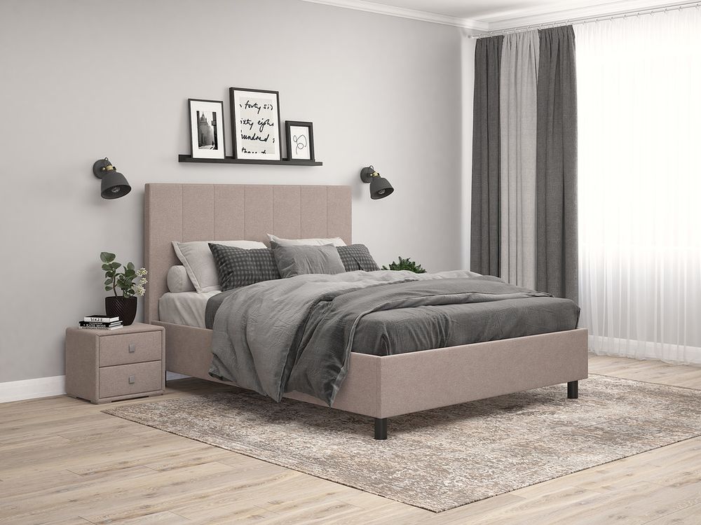 Кровать Сиэтл с орт.осн. и ПМ, Мелодия сна