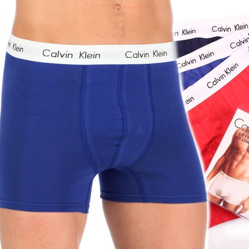 Набор мужских трусов боксеров (синие,красные, темно-синие) 3шт, Calvin Klein Daily Set