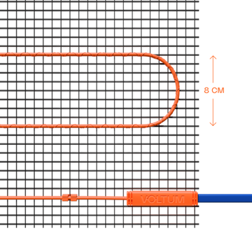 Нагревательный мат VLT01-200-4.0 Voltum