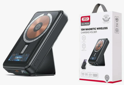 Внешний акк. PR202 Transparent Magnetic (15W Wireless Charging/PD20W) 10000mAh