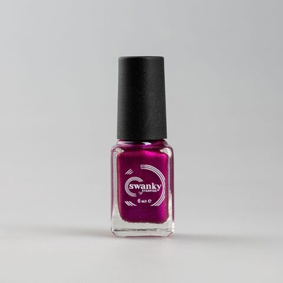 Swanky Stamping Лак для стемпинга M10 красно-пурпурный, 6мл