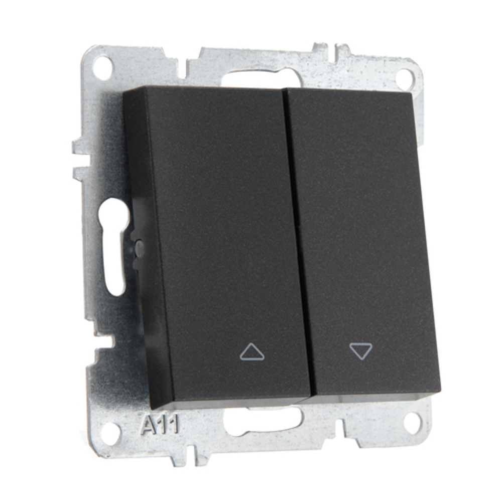 Кнопка 2-клавишная для жалюзи ARVIA Electric, черный 50072000216