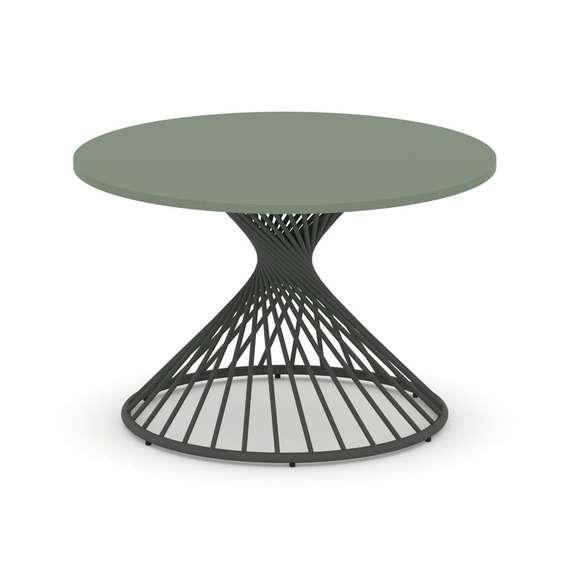 Oak Стол переговорный круглый D=1200 PR.C.SPRG-003.D Кобо/Металл Антрацит 1200*1200*750