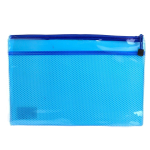 Папка 2 отделения, А4 235х345, Alingar, пластик, молния сверху, ассорти