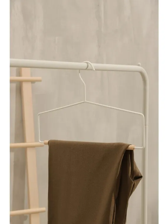 Вешалка для брюк и юбок SAVANNA Wood, 1 перекладина, 37×22×1,5 см, цвет белый