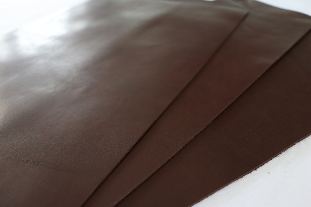 1,3-1,5 Кожа Галантерейная Махагон (Формат А3) 1 сорт