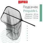 Подсачек для рыбалки Proguide M, рукоятка 100 см