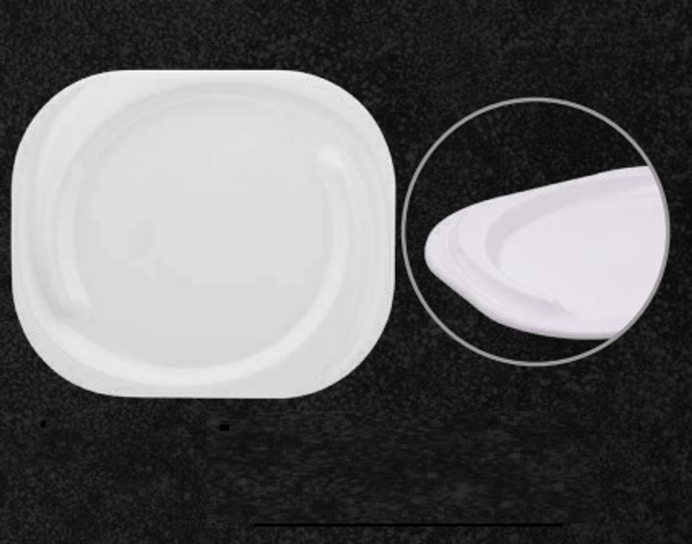 Тарелка Прямоуголная 29См Branco С Узким Бортом Oxford 074098, I017-9001