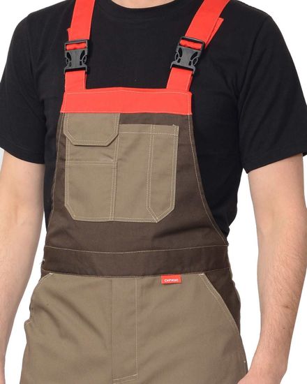 Полукомбинезон "Сириус-Фаворит-Мега" (с.коричневый/коричневый/красный)