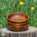 Набор деревянных тарелок Art of Siberia из сибирского кедра 3 шт. TN3